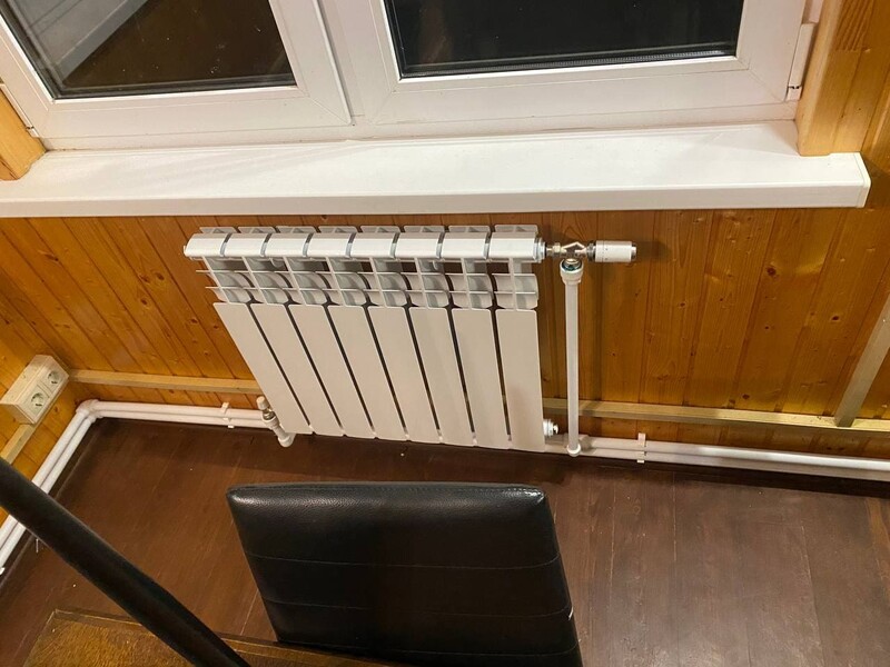 Отопление от газгольдера в Орехово-Зуево под ключ - алюминиевые радиаторы