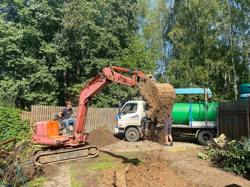 Монтаж газгольдера Спецгаз 6600 л в Орехово-Зуево под ключ с земляными работами