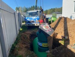 Монтаж газгольдера Спецгаз 3200 л для дома 140 кв.м в Орехово-Зуево под ключ