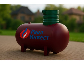Газгольдер Реал Инвест 2500 л (высокие патрубки)